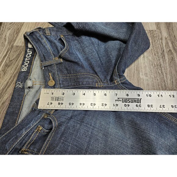 New York & Company Jeans Womens 2 Blue Low Rise Bootcut Curvy Stretch Denim - Picture 12 of 13